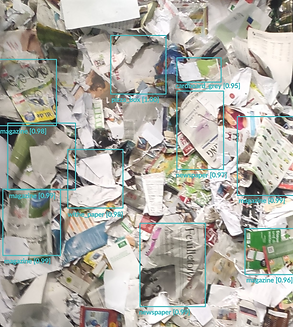 Objekterkennung von Papier und Kartonage